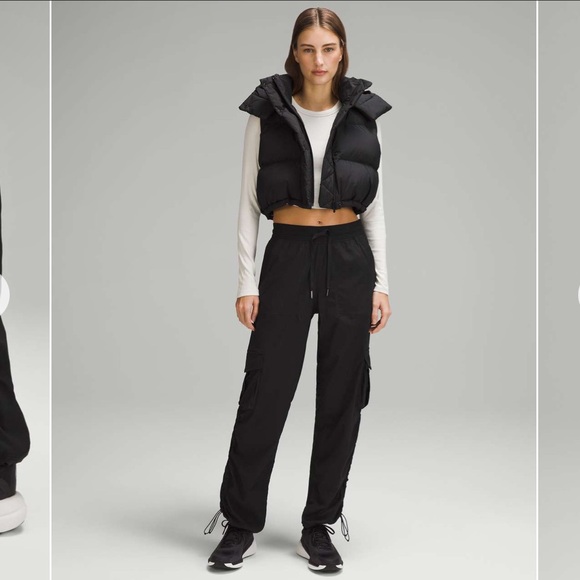 601. Lululemon athletica 🖤NWT dance studio relaxed fit MR cargo in Black Small
